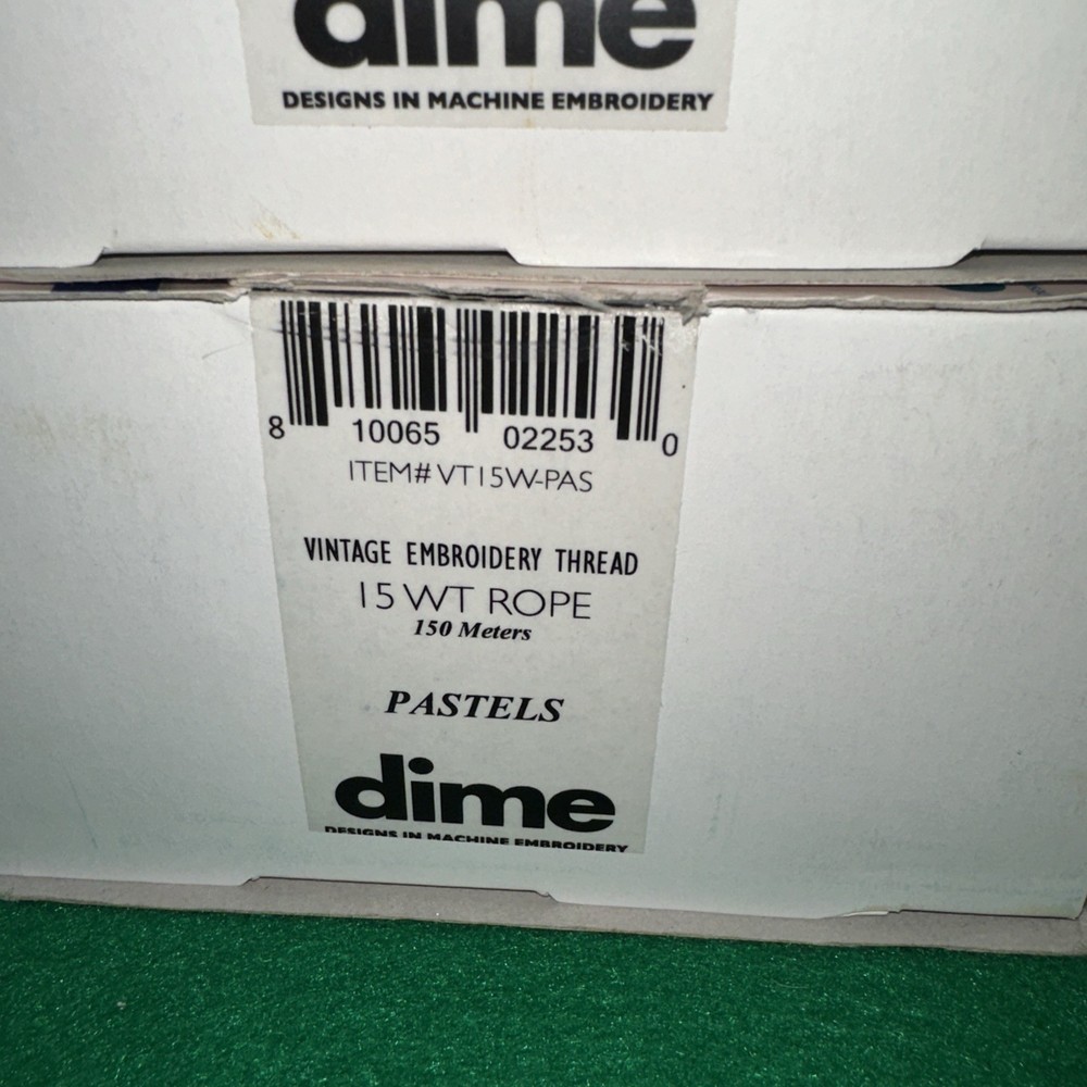 36 Spools DIME Embroidery Thread Vintage Clutch Collection 15 WT