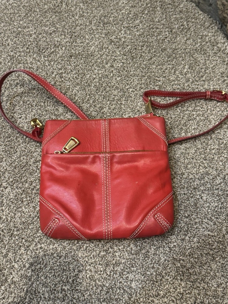 BRIGHTON Red TRENDORO Cross Body