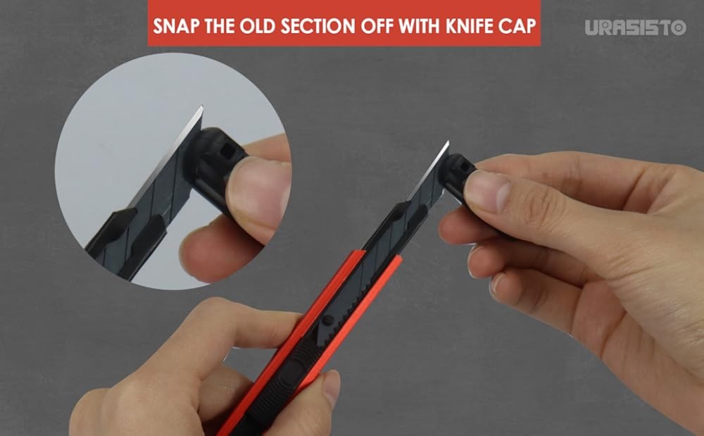 Utility knife Retractable Degree Snap Off Blade Loable