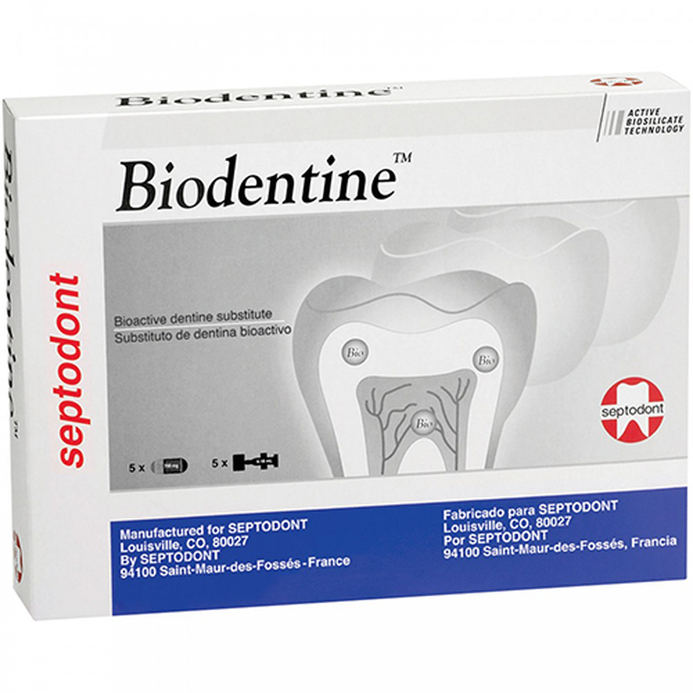 Septodont 01C0605 Biodentine Bioactive Dentin Replacement Base Liner Kit 5/Pk