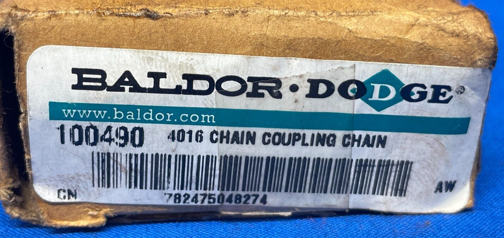 BALDOR DODGE COUPLING CHAIN 100490 4016 40# CHAIN 16 LINKS
