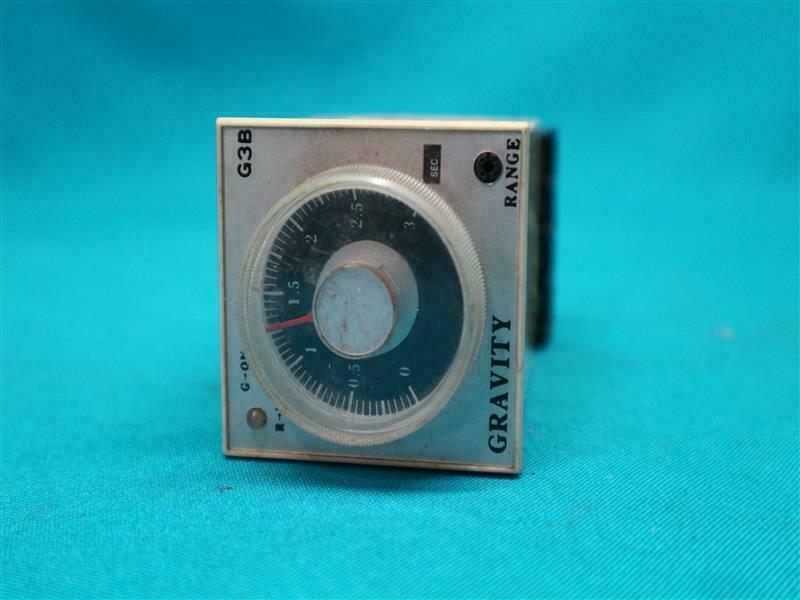 Gravity G3B-B G3BB Timer 24-240V AC/DC w/ Socket