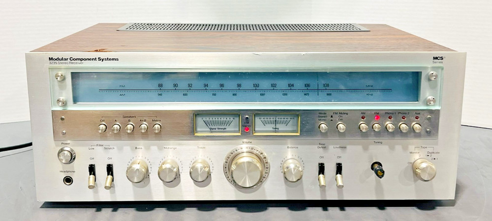 Modular Component Systems 3235 Stereo Receiver 120VAC 60Hz Power Tested