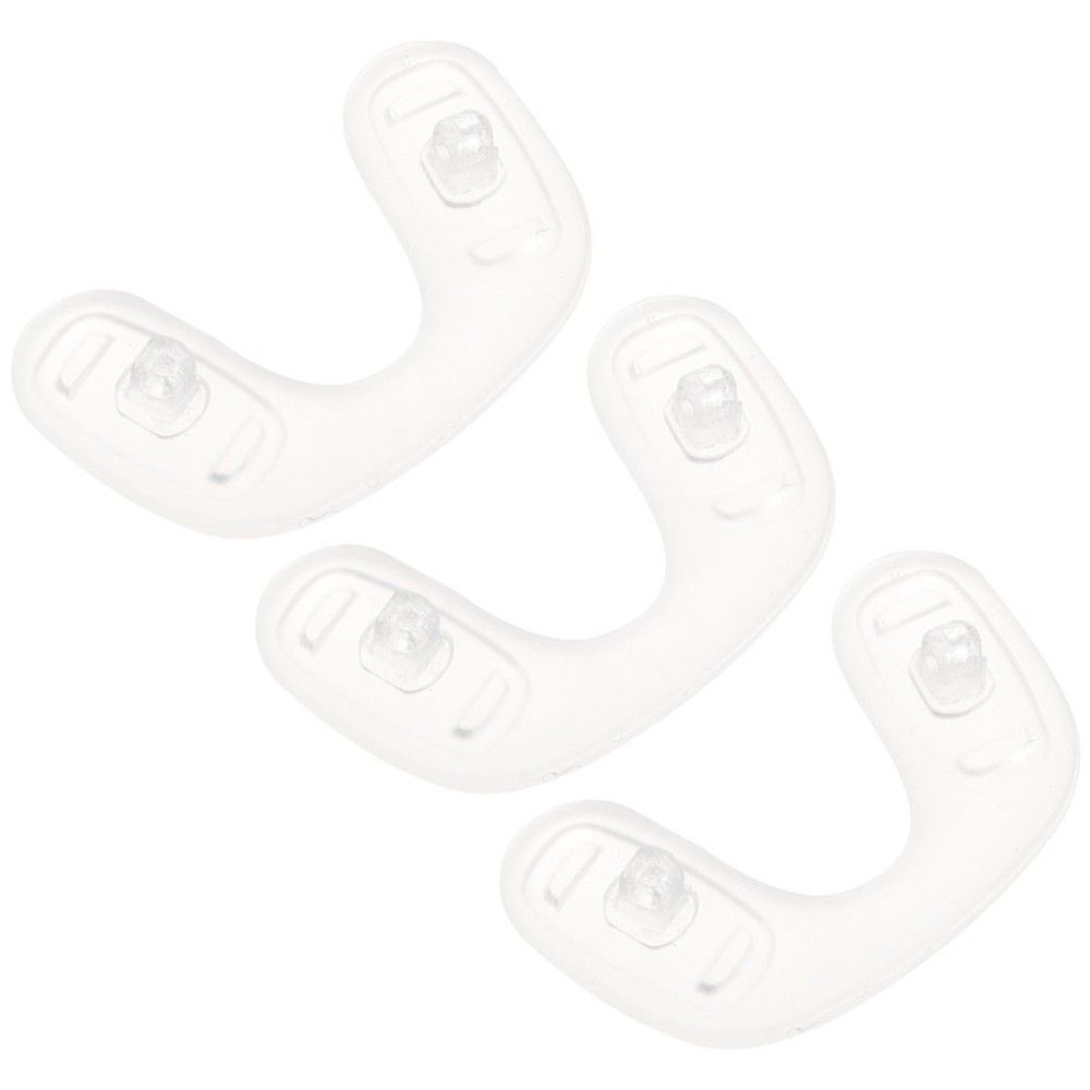 3 Pcs Silicone Nose Pads for Eyeglasses Nose Grip Replacement for Plastic Frames