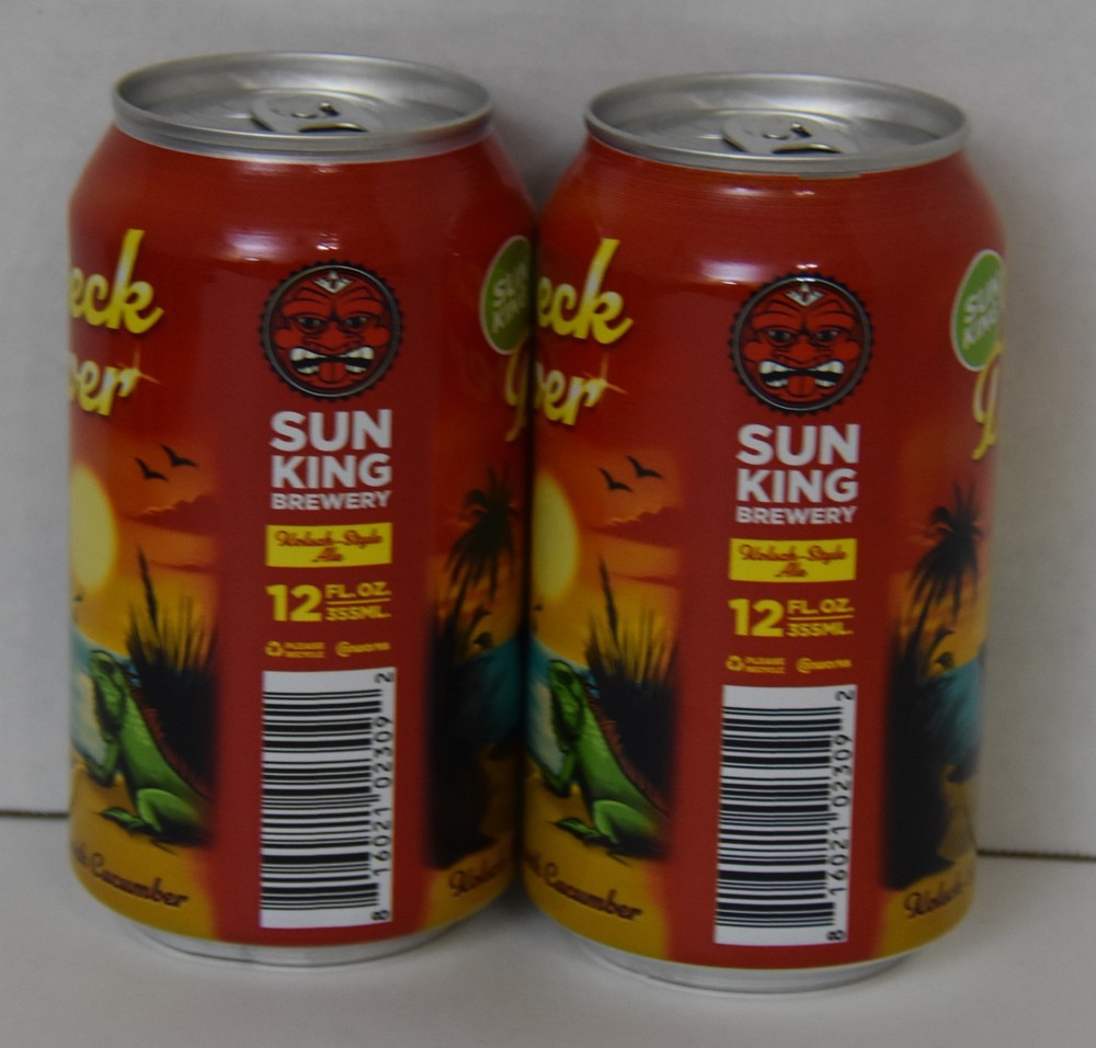 Sun King - Deck Diver - One Empty 12oz. Beer Can - Indianapolis IN