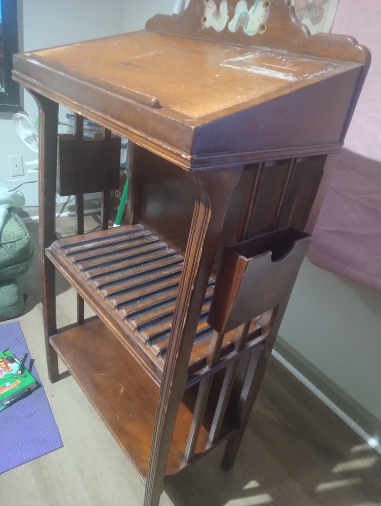 antique drop front secretary desk