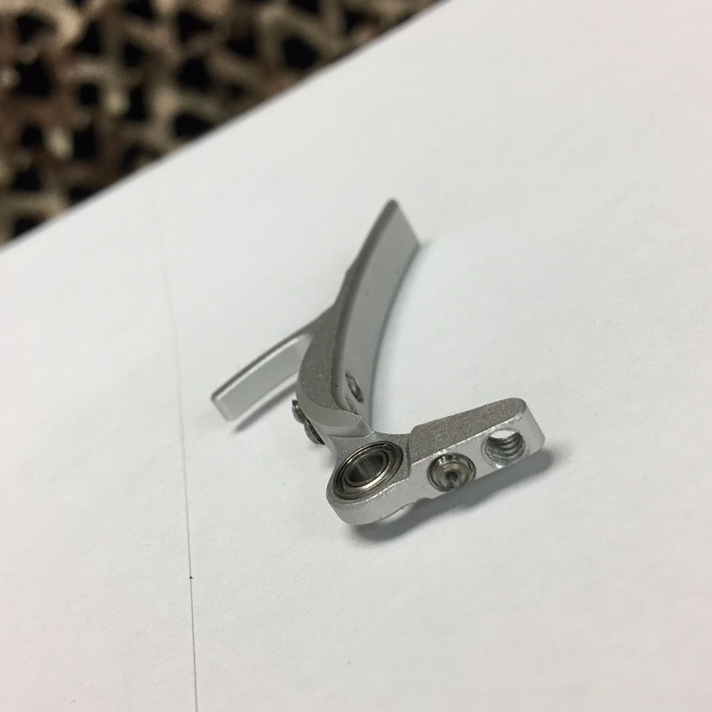 NEW - Custom Products CP Paintball 2006 Ego Rake Trigger - Dust Silver