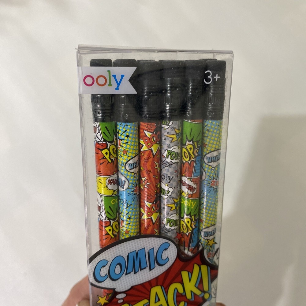 Comic Attack Ooly 12 Graphite # 2 Pencil Set Sketching Writing School