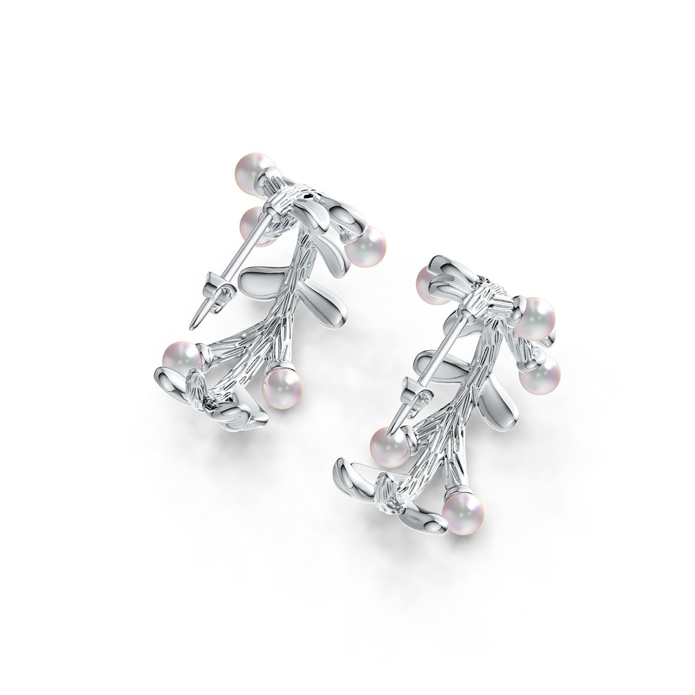 Sterling Silver Semi Mount Earrings Setting Round RD 3.5mm