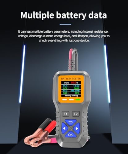 Car Battery Tester 6V 12V 24V Load Tester 100-2000CCA Digital Starter Analyzer