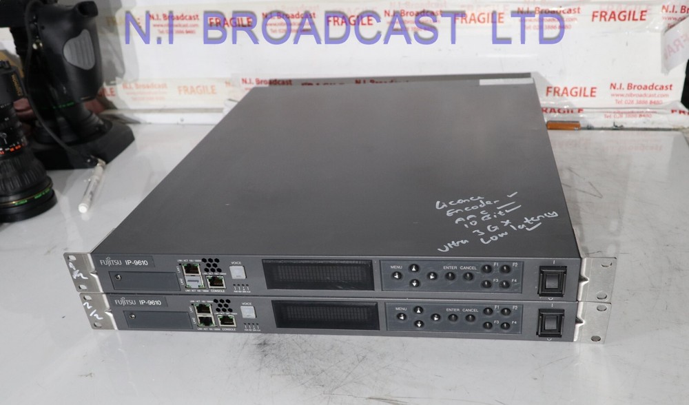 Fujitsu ip-9610 dual encoder (2x encoder cards installed, HDSDI h.264 etc)