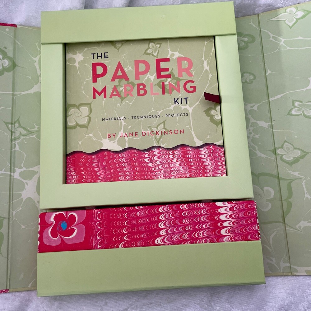 The Paper Marbling Kit Materials Techniques Projects Supplies Jane Dickinson