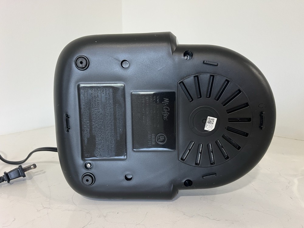 Mr. Coffee 12-Cup Programmable Filter Coffee Machine Black Silver Glass Carafe