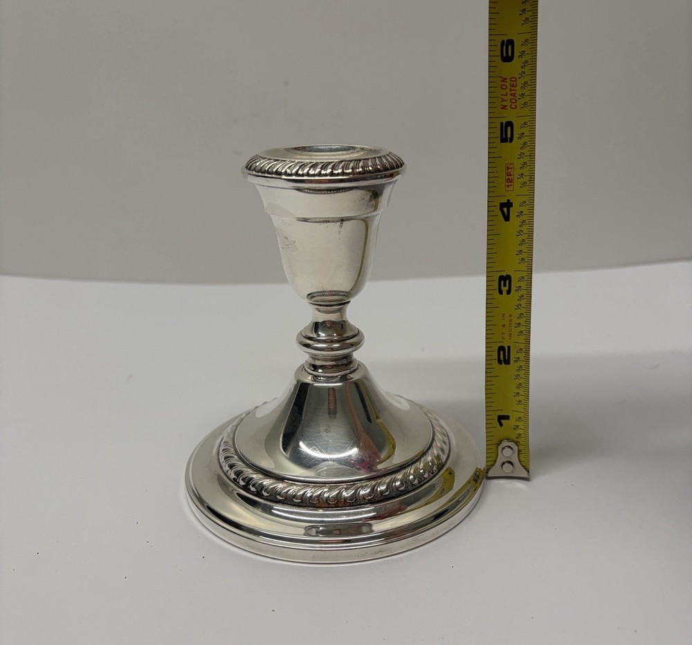 Vintage Gorham Silverplate Candlestick YC3001