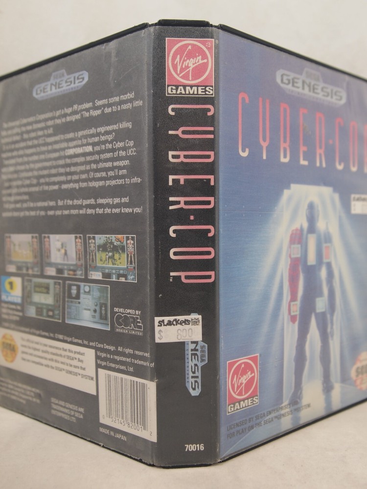 Cyber-Cop (SEGA Genesis) Authentic BOX ONLY