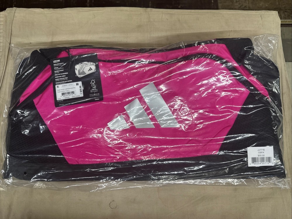 Adidas Team Issue II Medium Duffel Bag Team Shock Pink 2