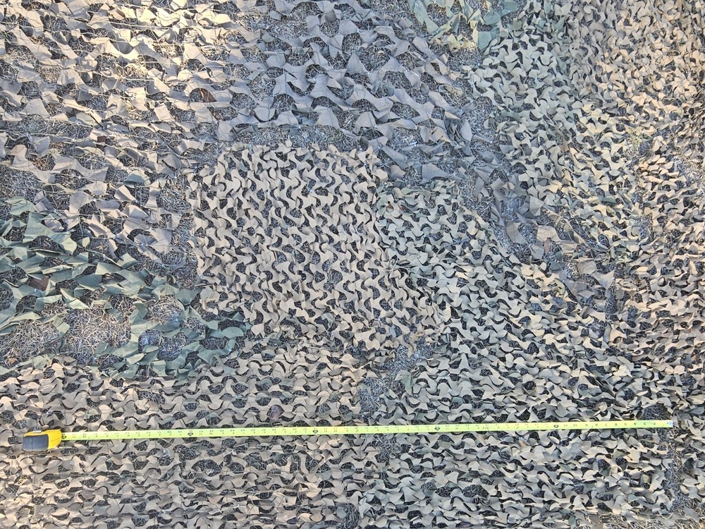 5'x5' (25 Sqft) USGI CAMOUFLAGE SCREENING SYSTEM WOODLAND (CLASS 2) (TYPE III)