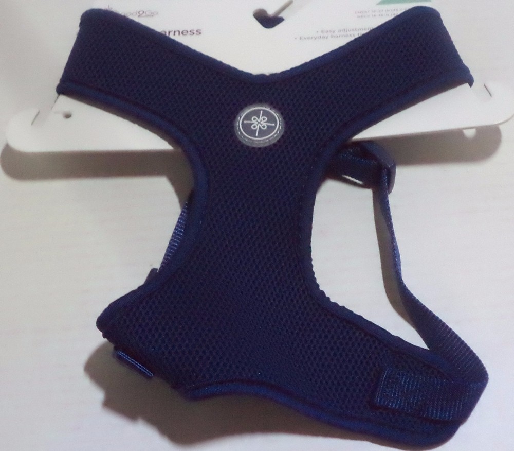 Good2Go Adjustable Navy Blue Dog Harness, Extra Small