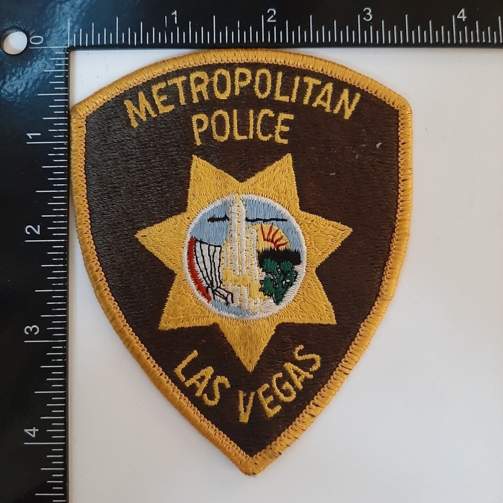 VINTAGE Metropolitan Police Las Vegas Nevada Patch