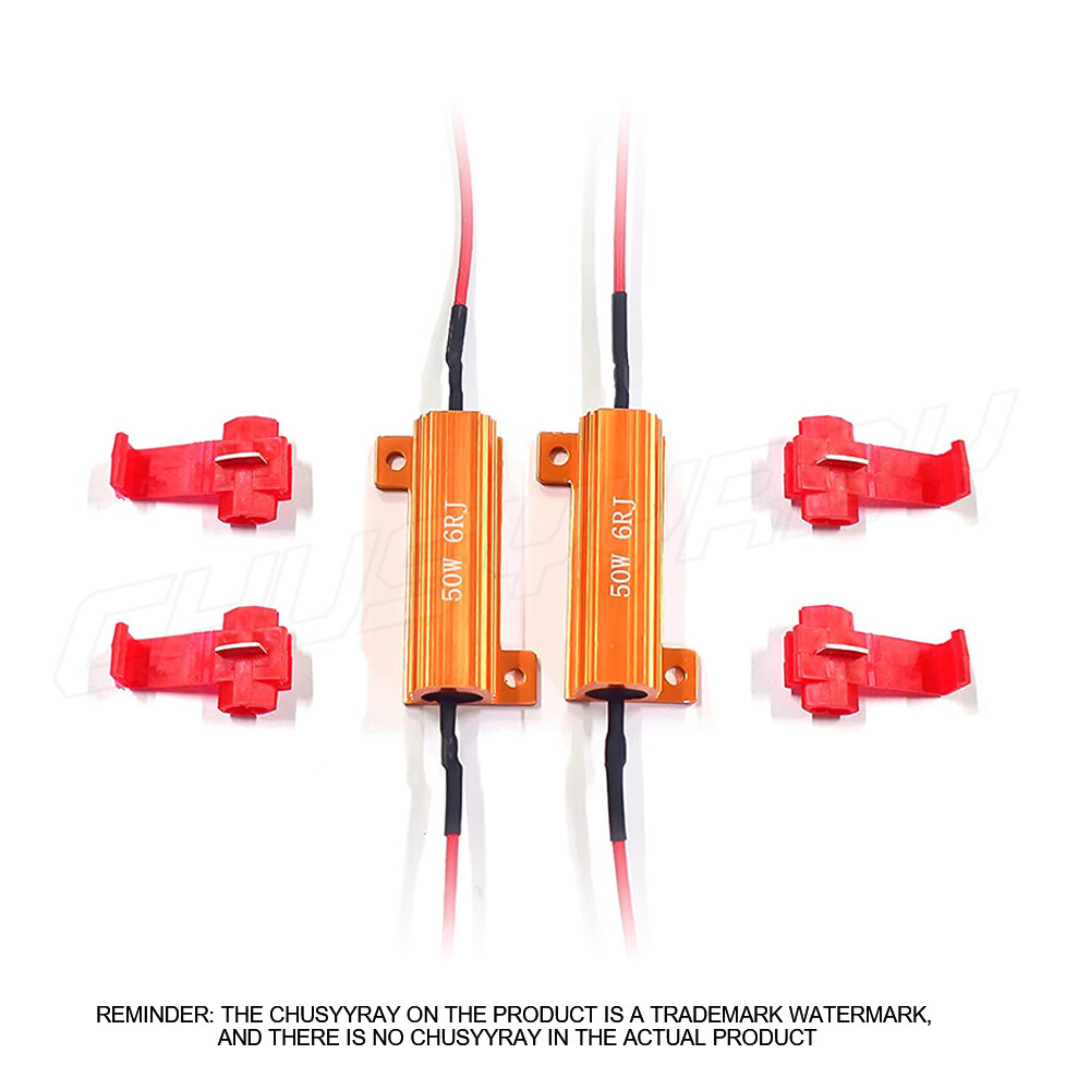 3157 Front LED Turn Signal Load Resistor Adapter Anti Hyper Flash Error Canceler