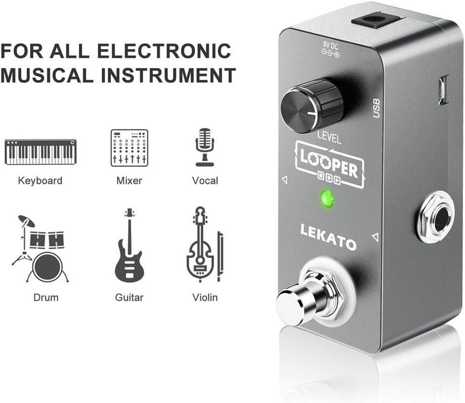 Intuitive Guitar Loop Pedal - Single-Knob Operation