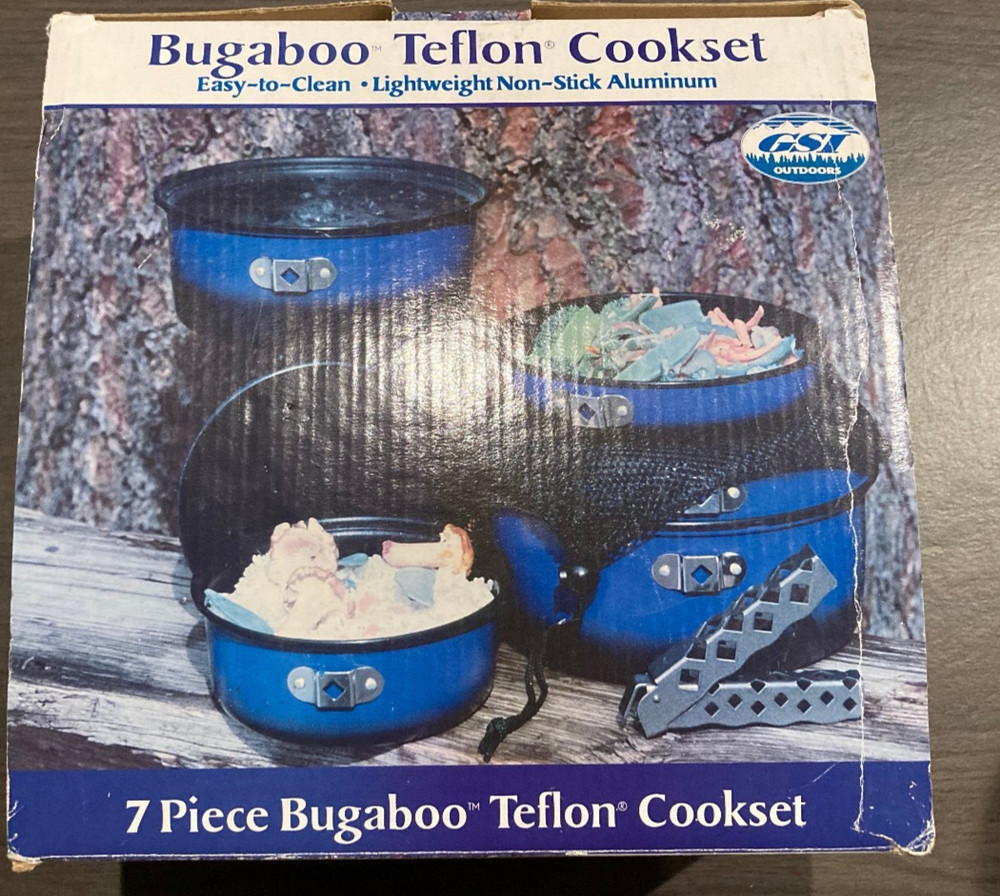 GSI Outdoors Camping Bugaboo Teflon Cookset
