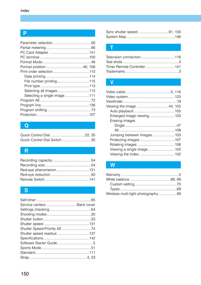 Canon EOS D30 — User Guide Manual Documentation — 150 Pages — Half Size 5.5x8.5