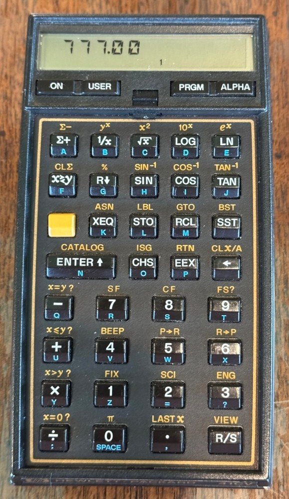 HP-41CV Calculator TESTED WORKING Time Module Securities Pac Manual Box