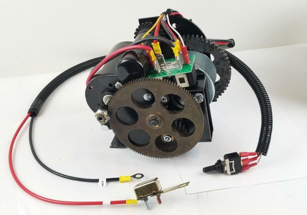 Forest River P92001 Pop Up Camper 12V Motorized Winch Assembly with Tray & Cover