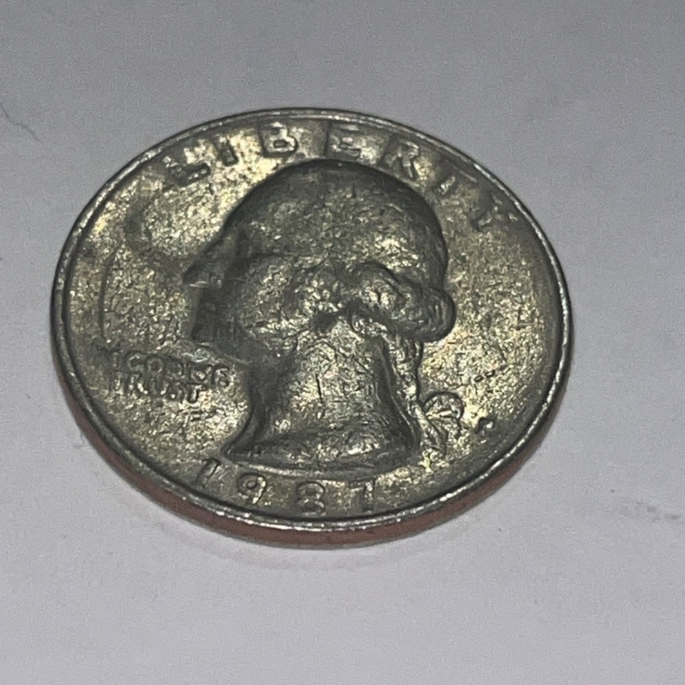 1987 P Mint Quarter Error