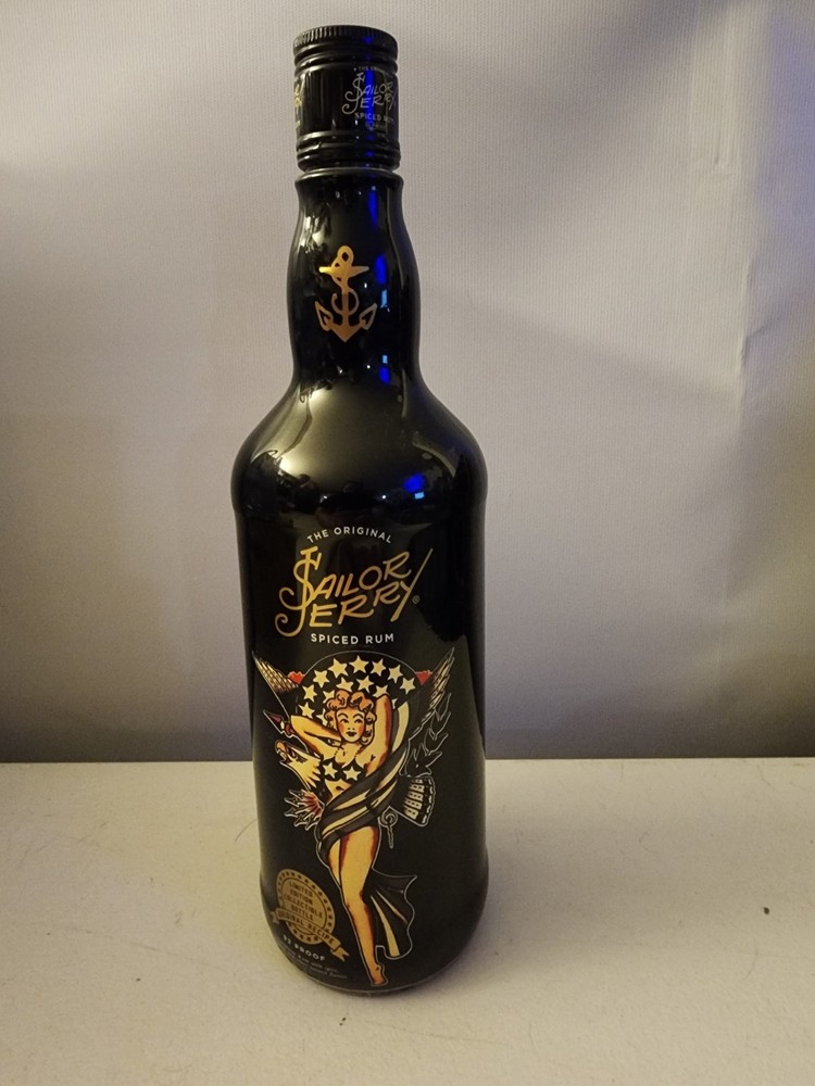 Sailor Jerry - Black Limited Edition Rum Bottle (Bottle only)