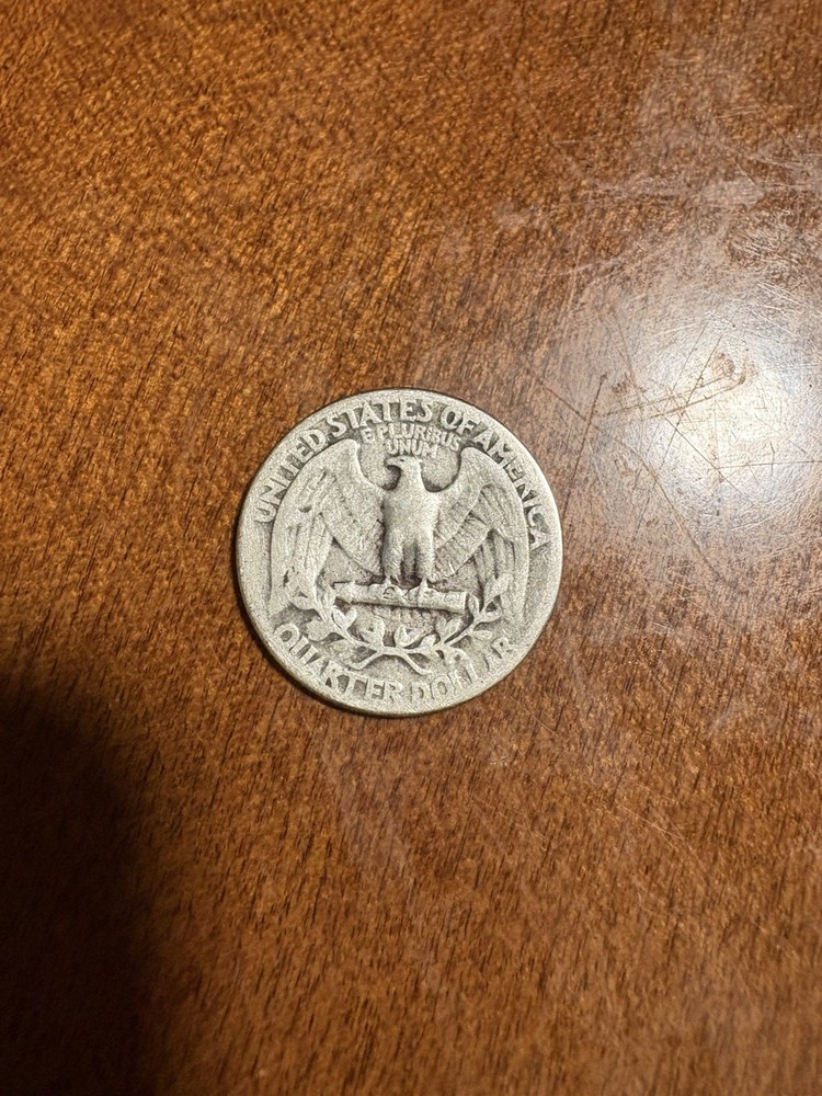 1944 No Mint Mark Washington Silver Quarter
