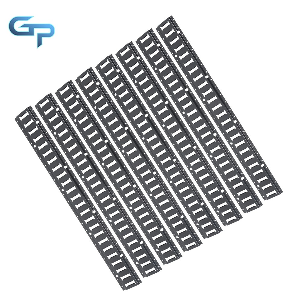 8 Pack 4' E Track Tie Down Rail For Garages Vans Galvanized Steel