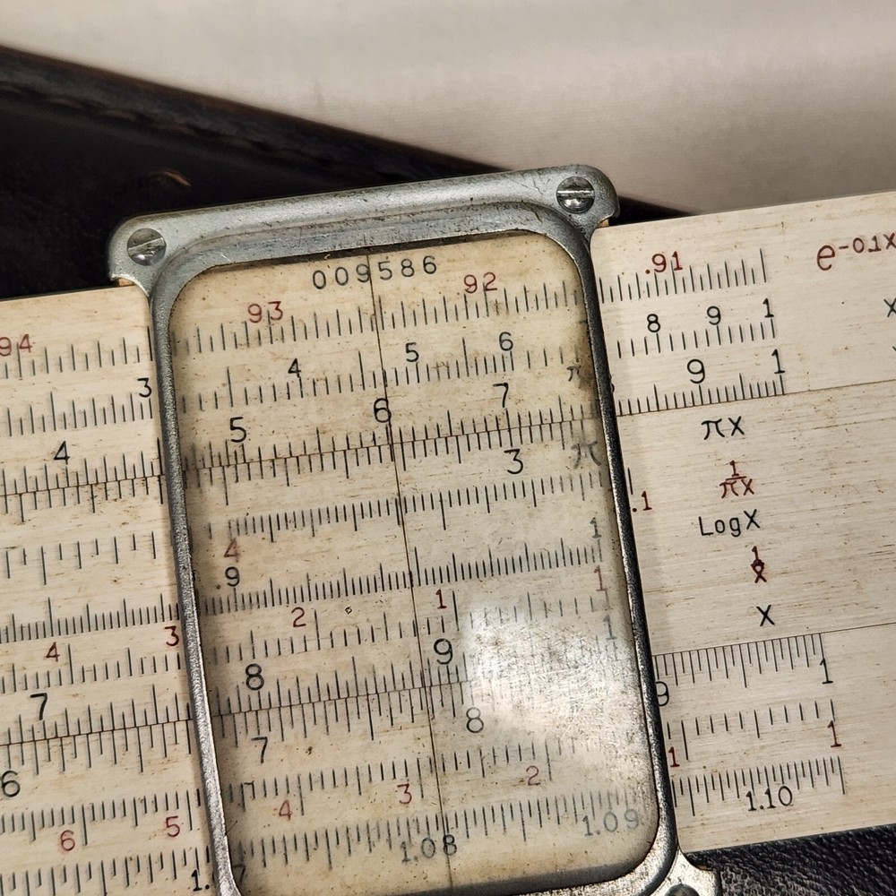 Dietzgen Slide Ruler Polymath Multiplex Decimal Trig Type Log Rule VTG