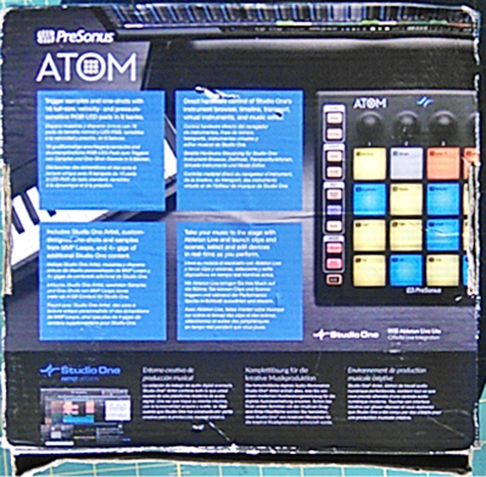 PRESONUS ATOM PRODUCTION AND PERFORMANCE PAD CONTROLLER