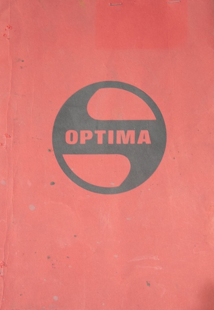 Optima Universal Optical Drill Grinder Operators & Parts Manual