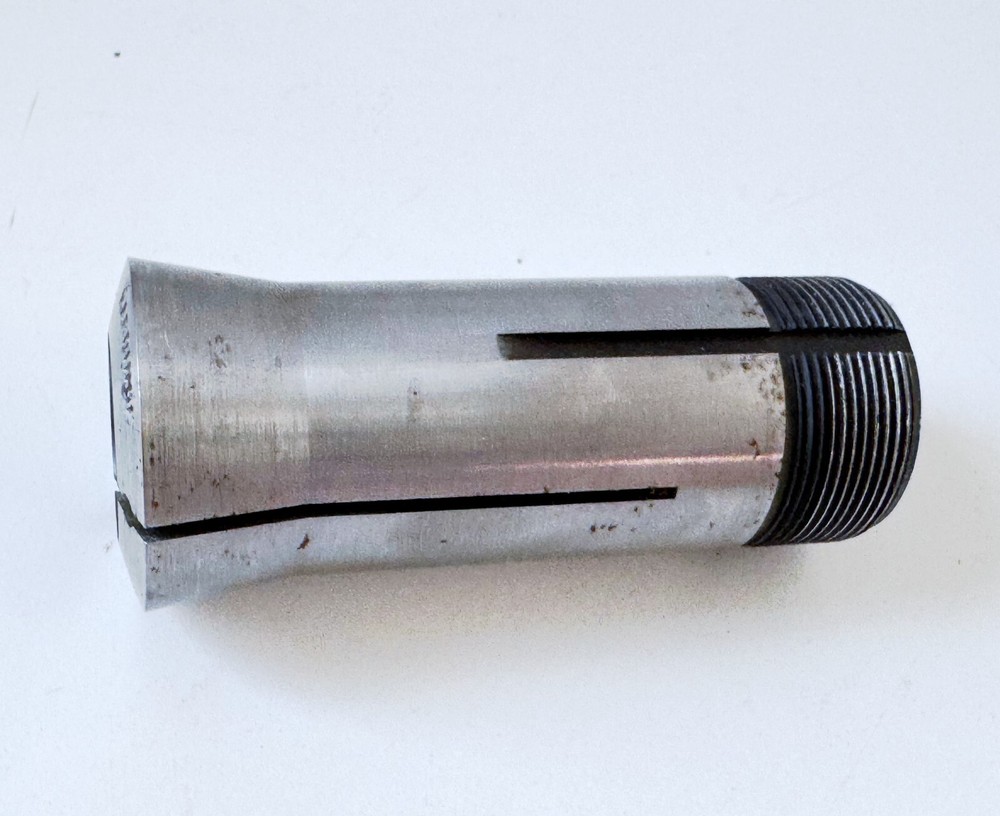 .866" E1 HARDINGE EMERGENCY 5C Round Collet External & Internal Threads 3 Slots