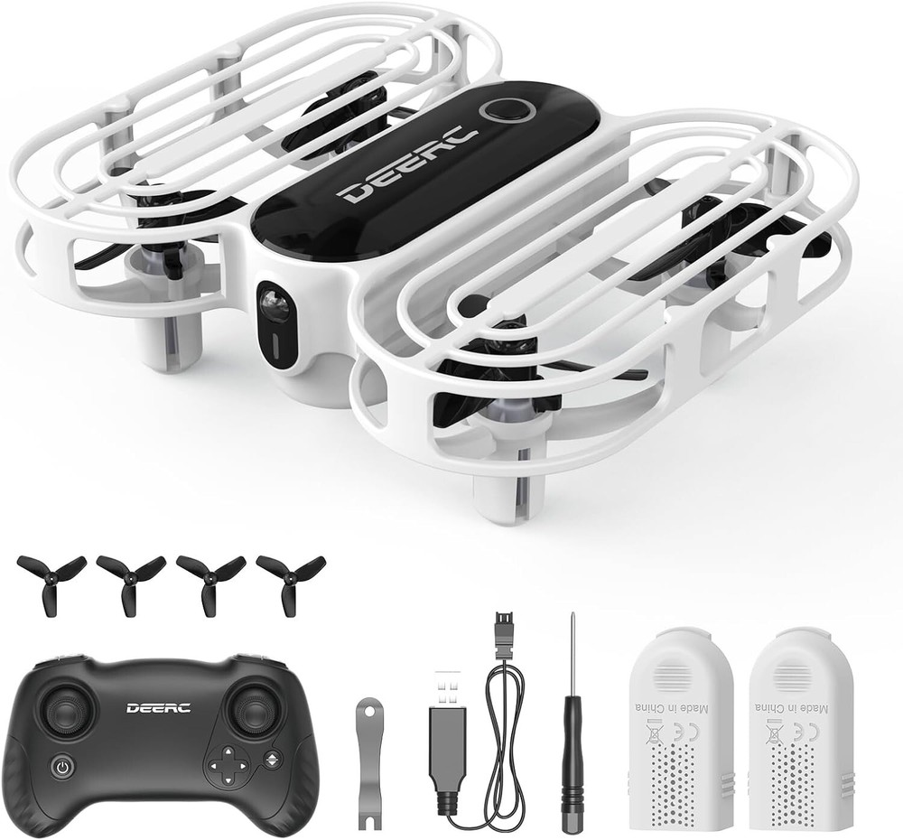 DEERC D11 Mini Drone Auto Hover Circle Fly 3 Speed Headless Mode 2 Batteries RTF