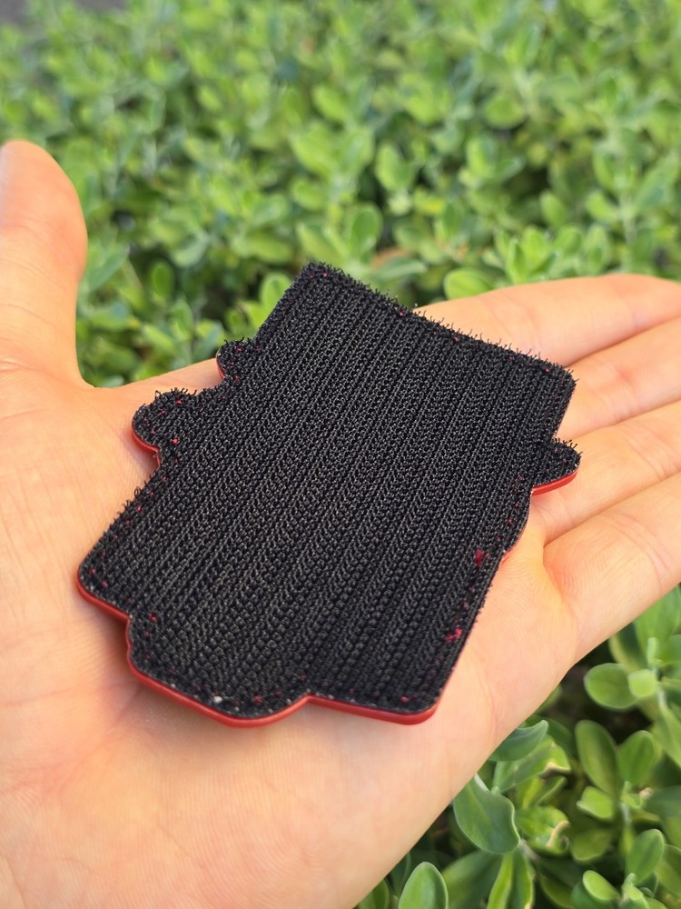 Black Panthers Hook And Loop PVC Patch