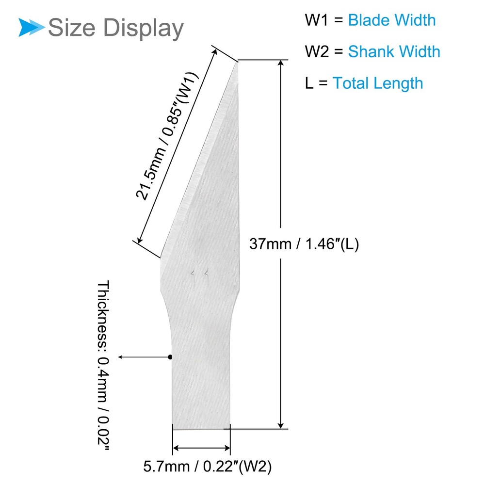 25pcs Craft Hobby Blades #11 Sharp Corners Replacement Cutting Blade for Art