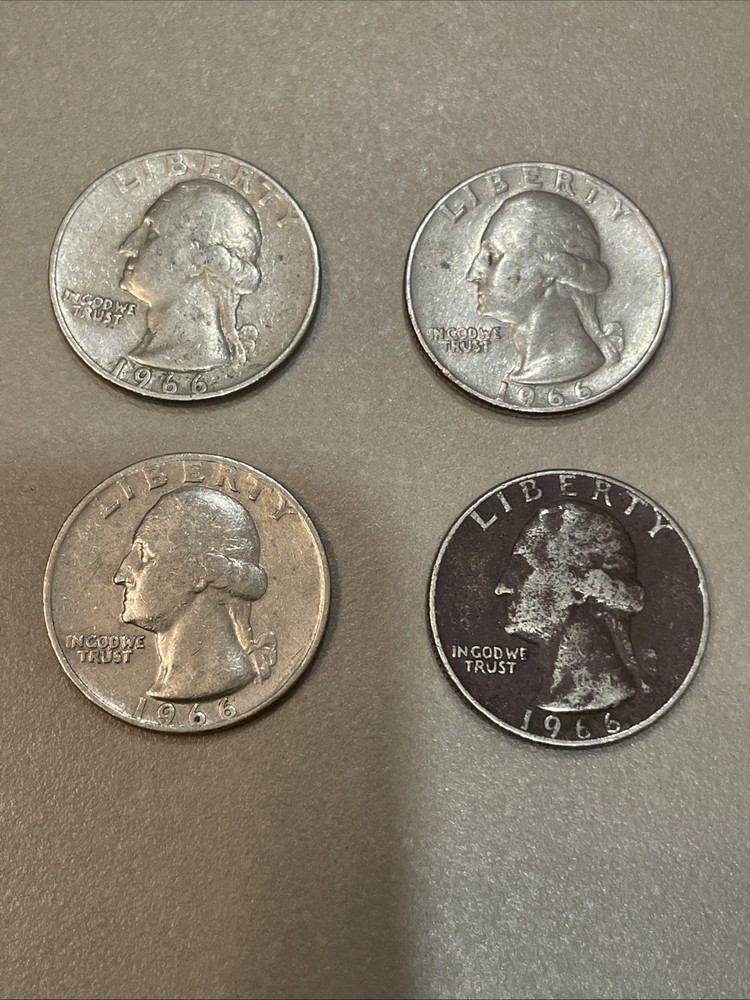 1966 Washington Quarter No Mint Mark Circulated