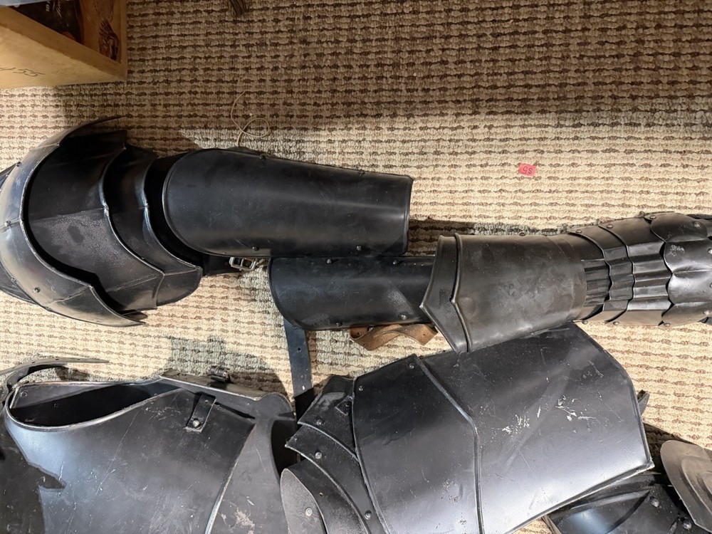 Blackened Suit Of Armor