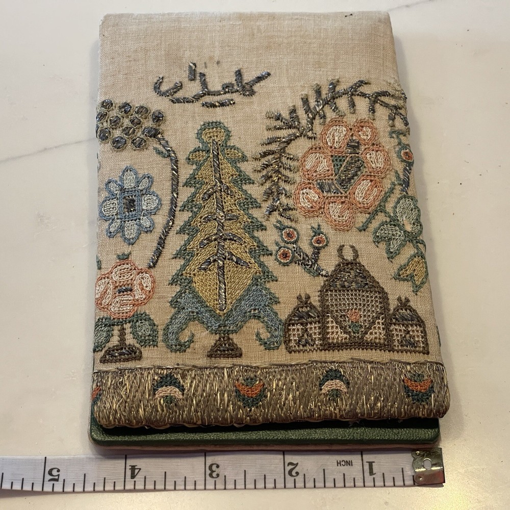 Note Pad Turkish Embroidered Cover Vintage
