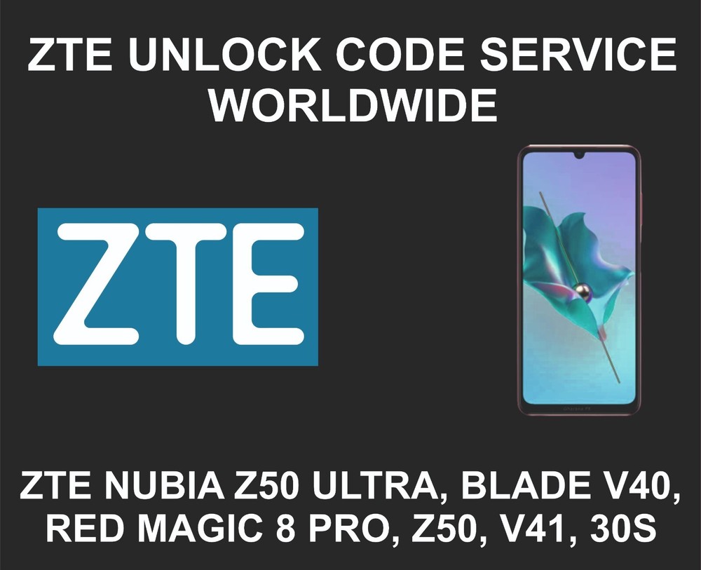 ZTE Network Unlock Code, All Models, All Networks Except Cricket