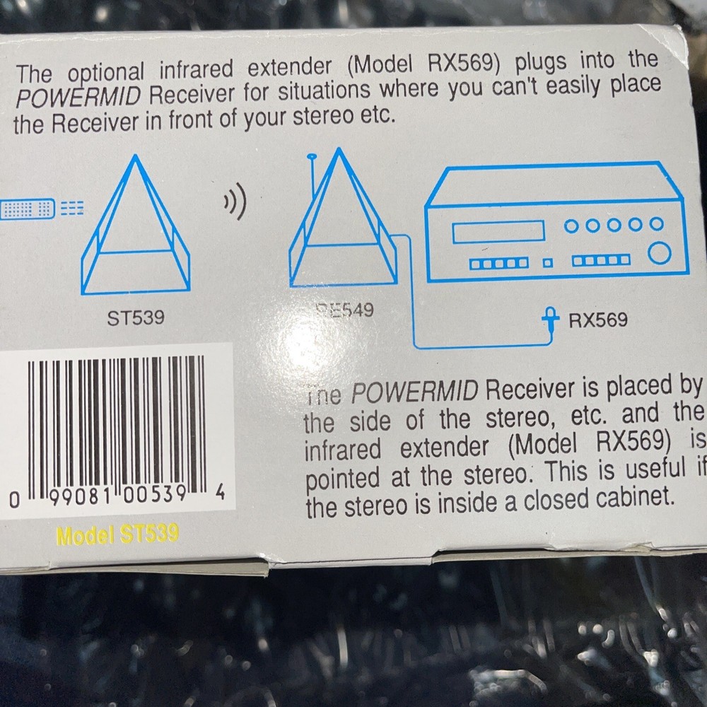 ST539 POWERMID IR Sensor Wireless Transmitter For Use With RE549 Receiver.