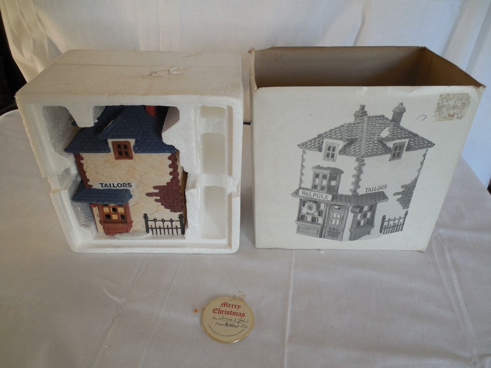 Dept 56 Dickens' village walpole tailors