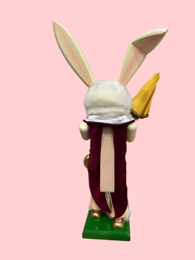 Steinbach White Rabbit Nutcracker Full Size In Box And In Excellent Condition