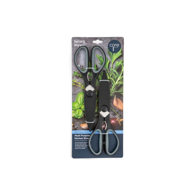 Core Kitchen AC29924 Plastic/Stainless Steel Black Multi-Purpose Kitchen Shear