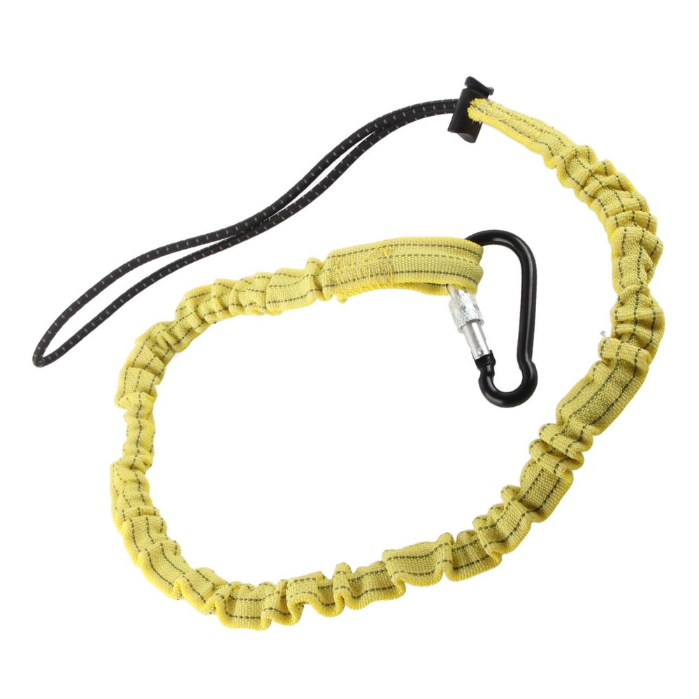 Yellow Tool Safety Tether Nylon Tool Lanyard Climbing Rope For Construction