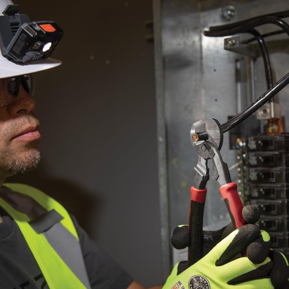 Klein Tools Journeyman High Leverage Cable Cutter for Aluminum Copper Cable